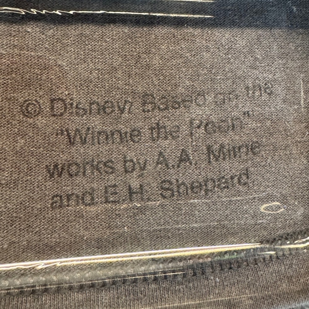 Vintage Y2K Disney Store Winnie the Pooh Favorite Bear Faded Tee M - Picture 6 of 6